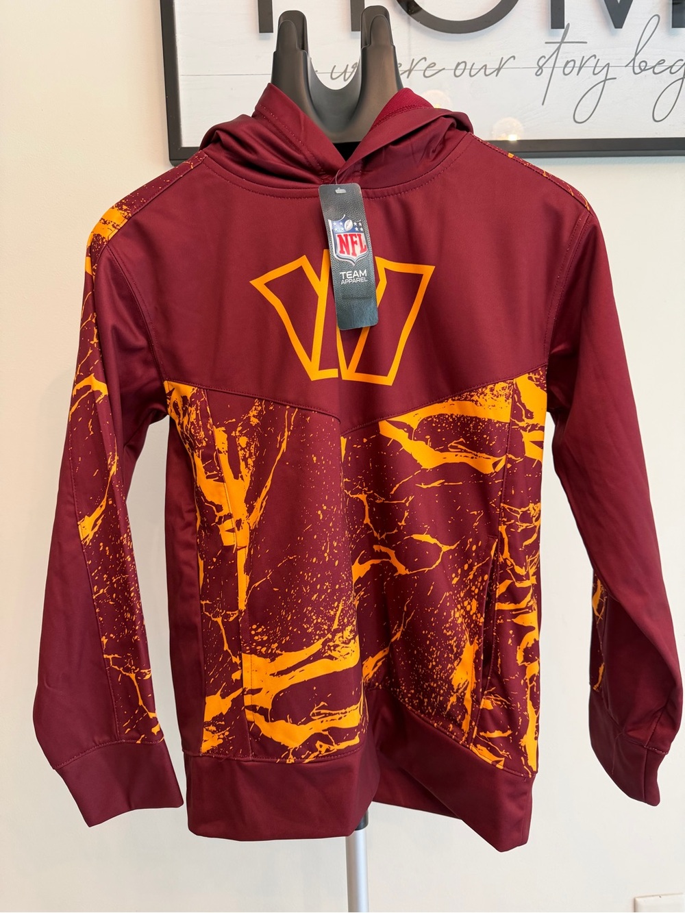 NWT NFL Washington Commanders Youth Size 10/12 Hoodie